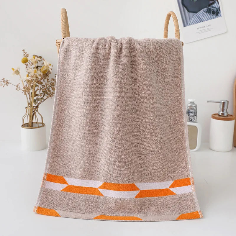 Geometric Cotton Towels