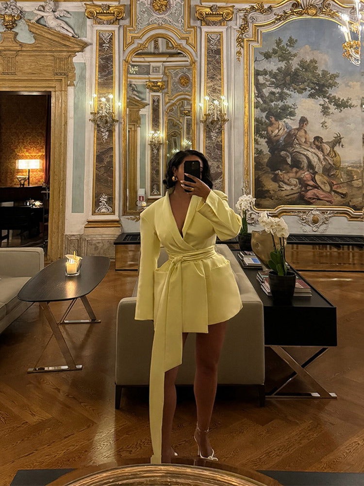 Storm Whisper Belt Blazer