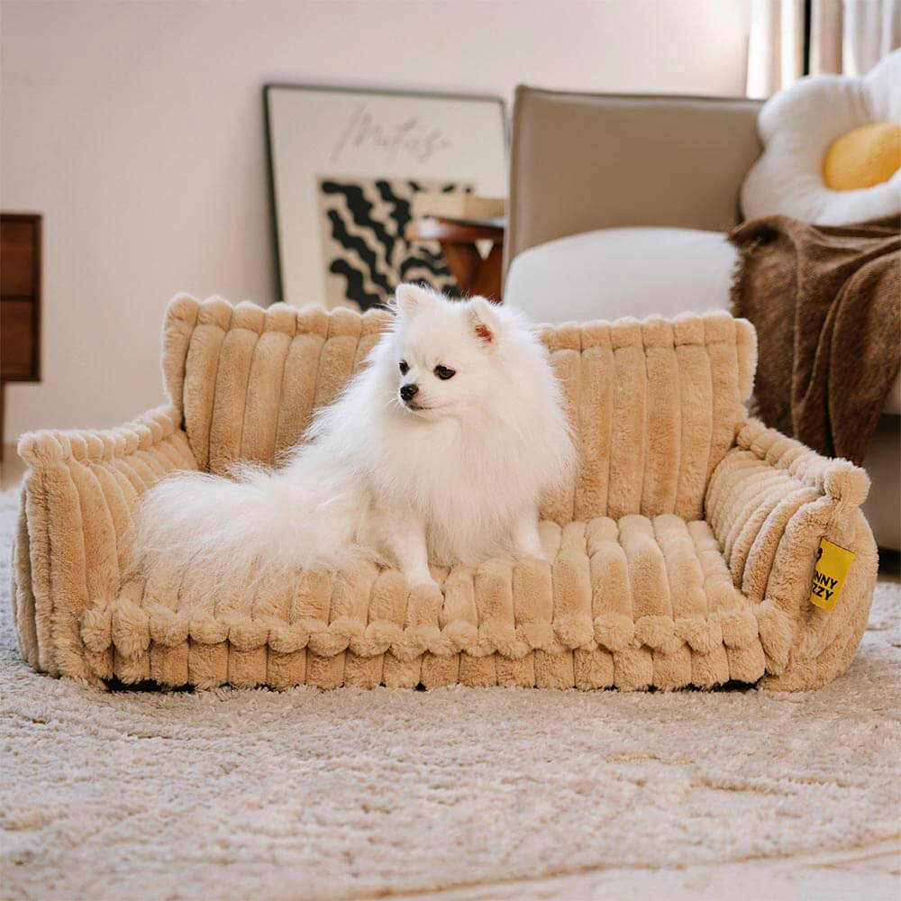 Large Washable Fluffy Orthopedic Soft Dog Sofa Pillow