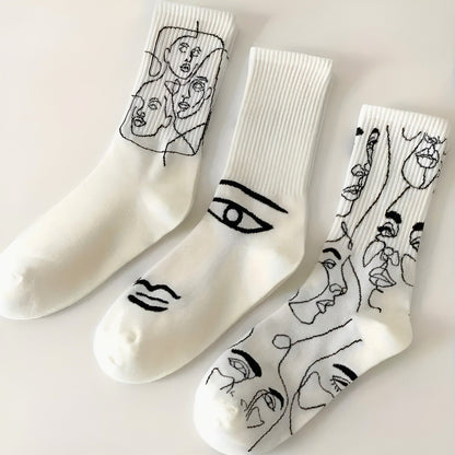 Atelier Line Art Socks