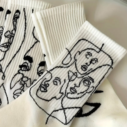 Atelier Line Art Socks