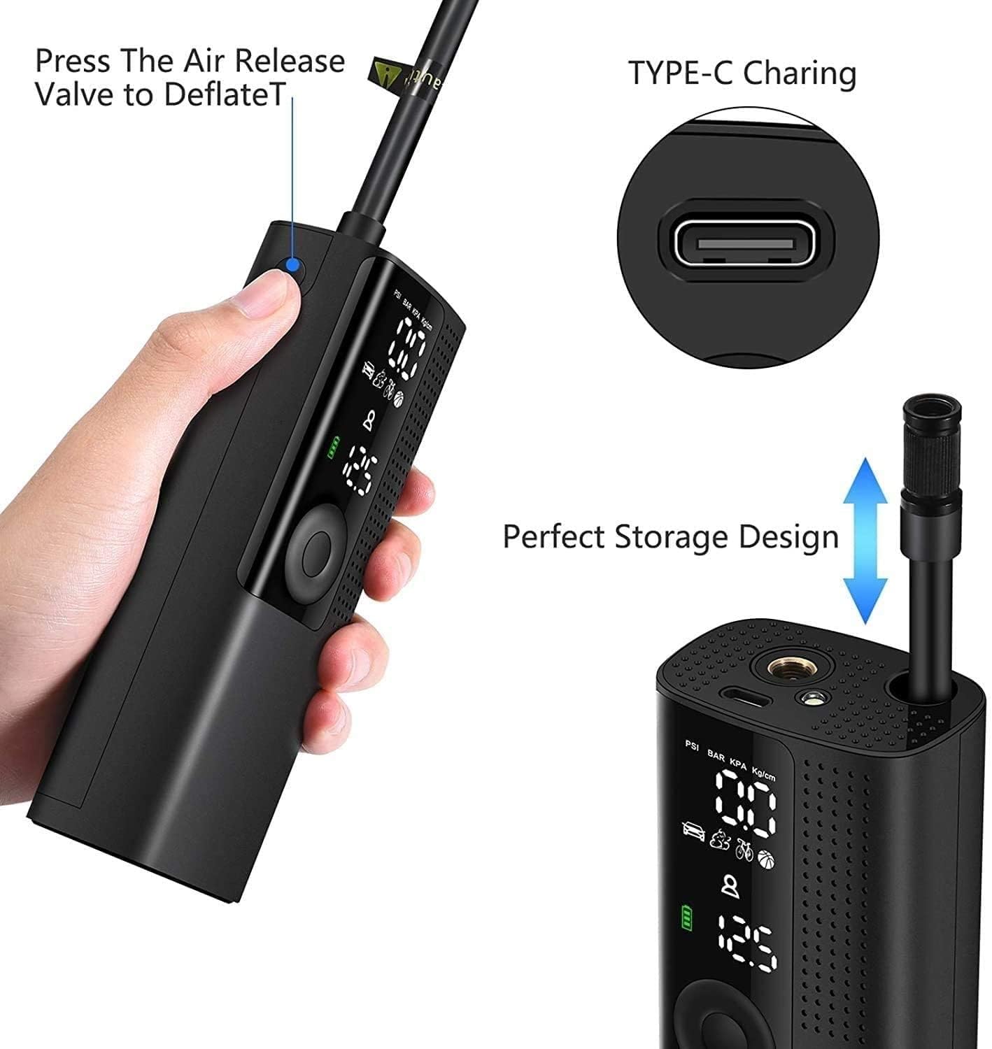 RapidFill™ Inflator | Instantly Inflate Anything for Peace of Mind