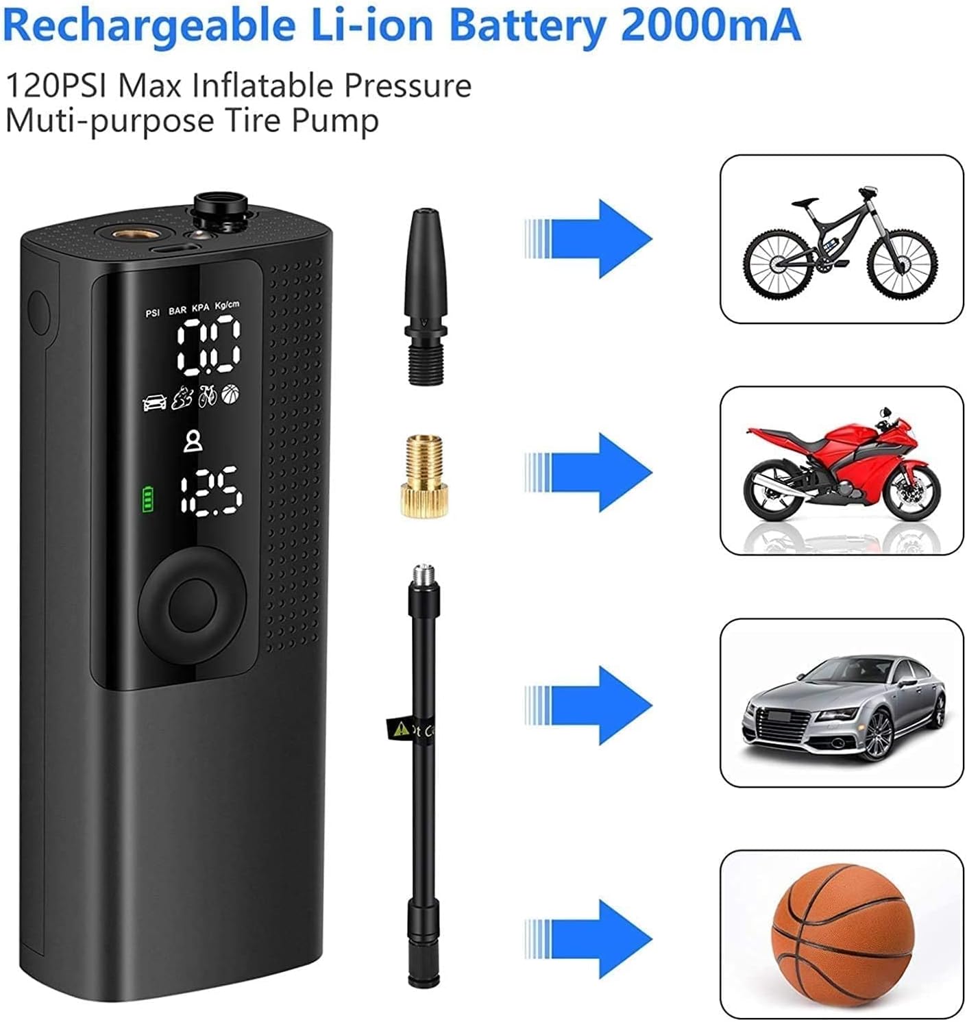 RapidFill™ Inflator | Instantly Inflate Anything for Peace of Mind