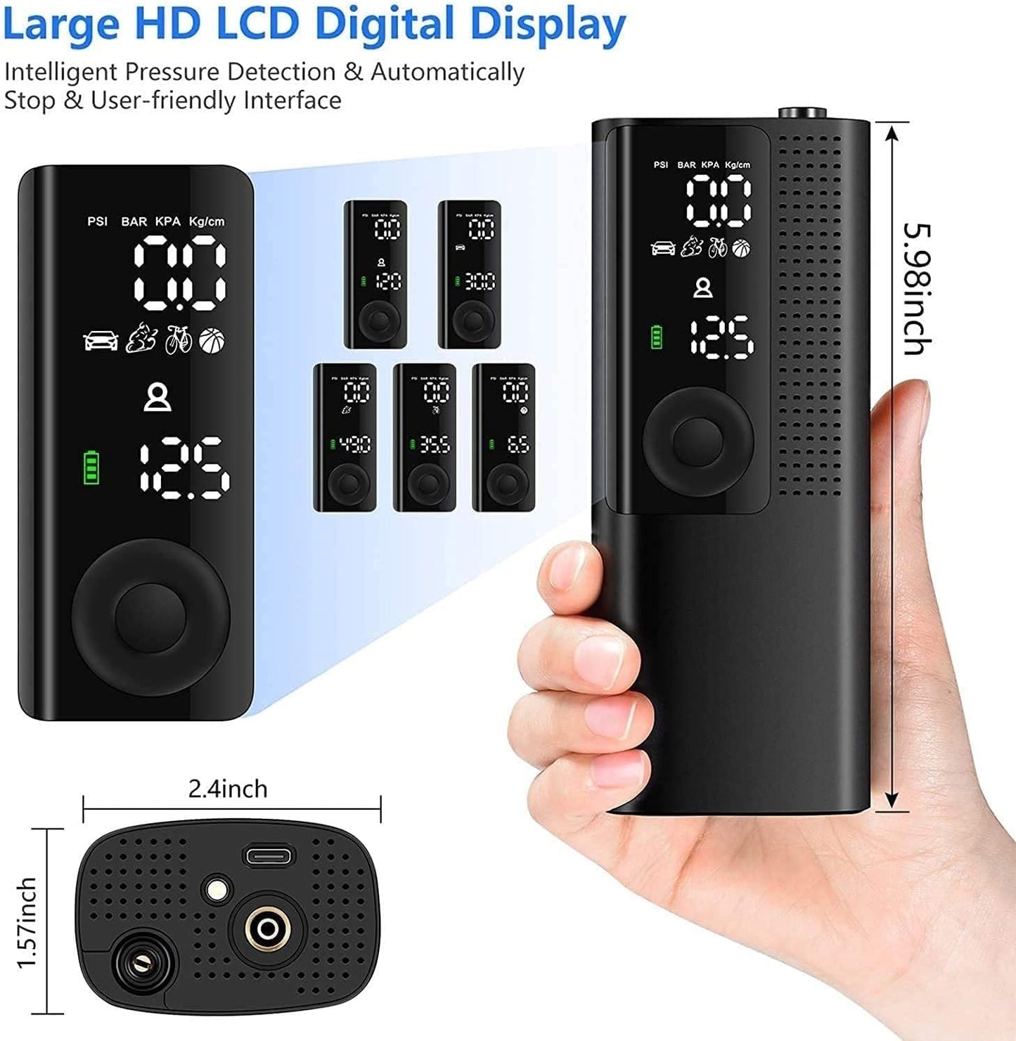 RapidFill™ Inflator | Instantly Inflate Anything for Peace of Mind