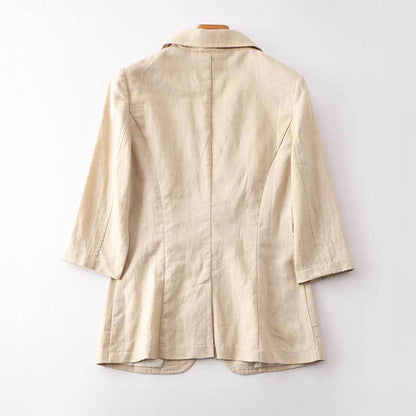 Valentina Linen Blazer
