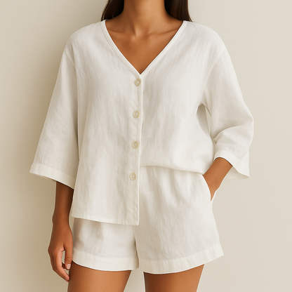 Solene Relaxed Linen Set