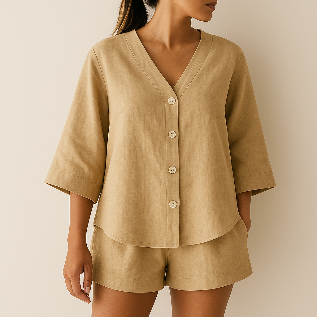 Solene Relaxed Linen Set