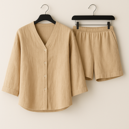 Solene Relaxed Linen Set