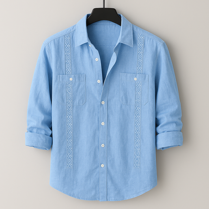 Capri Coast Linen Shirt