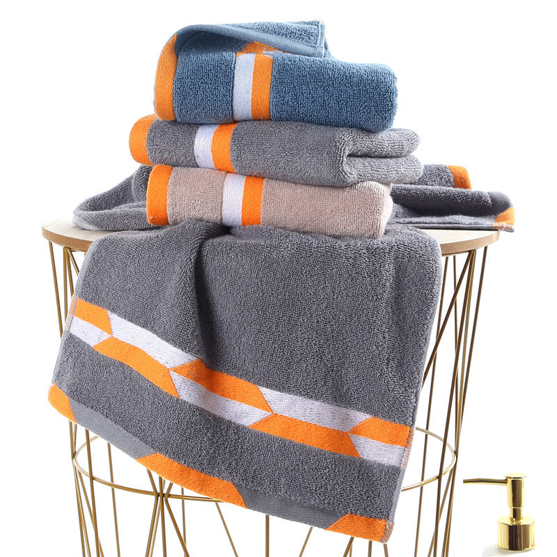 Geometric Cotton Towels