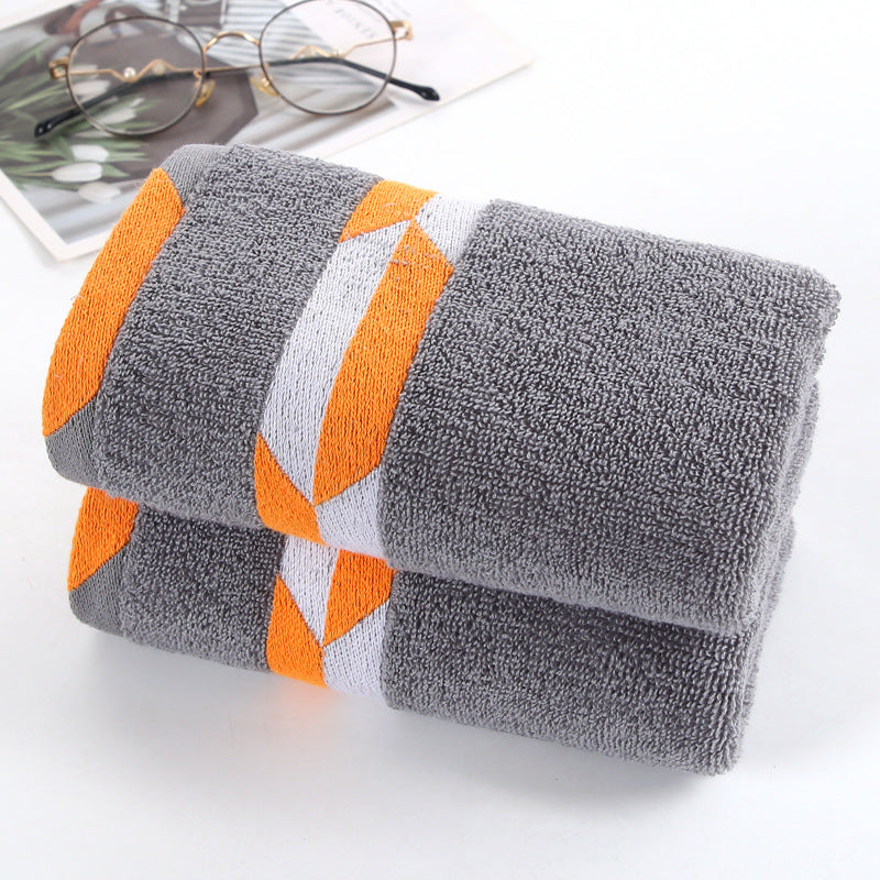 Geometric Cotton Towels