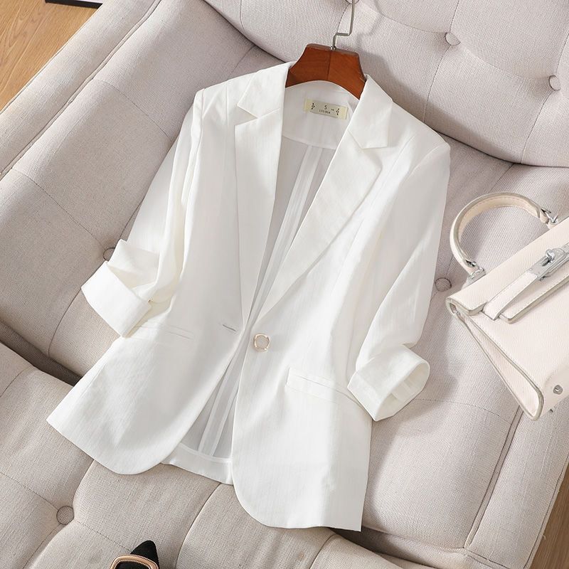 Camille Linen Blazer
