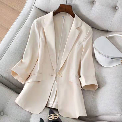 Clara Linen Blazer