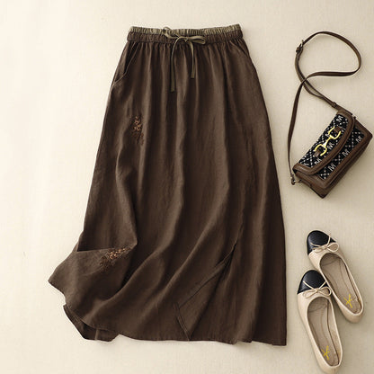 Vittoria Linen Skirt