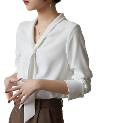 Amelie Tie-Neck Blouse