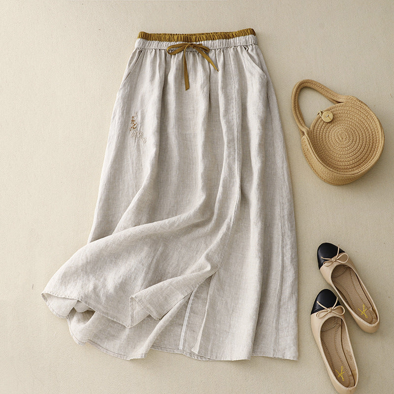Vittoria Linen Skirt