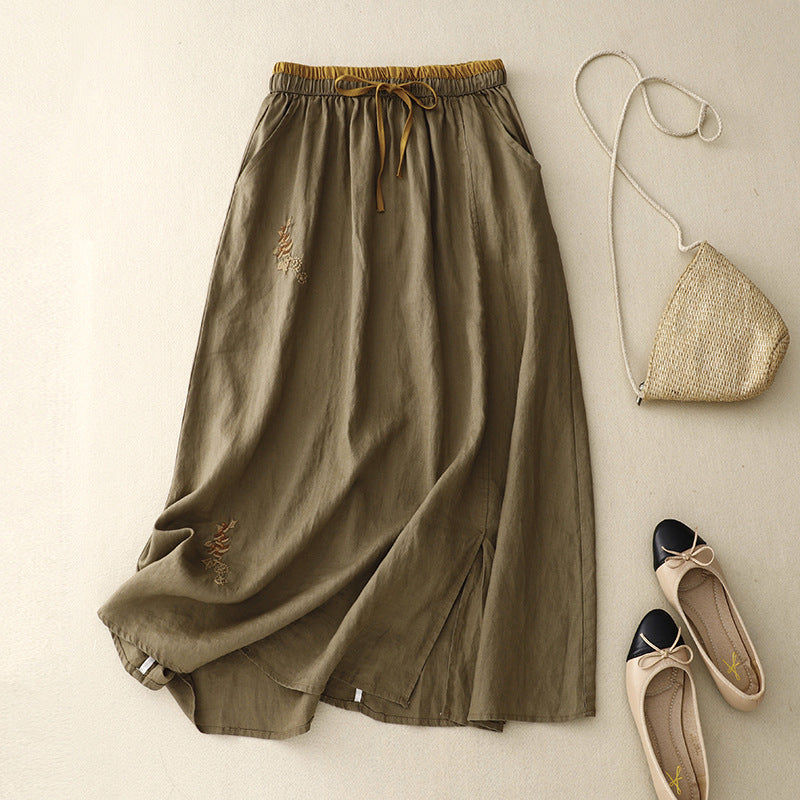 Vittoria Linen Skirt