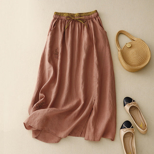 Vittoria Linen Skirt