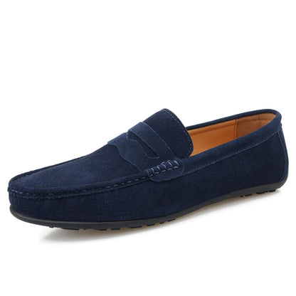 LE DREUX SUEDE LOAFERS