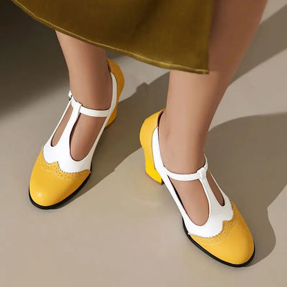 Mary Jane Block Heels