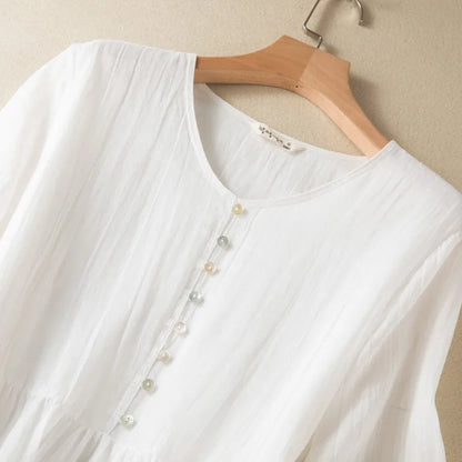 Linencrest Midi Dress