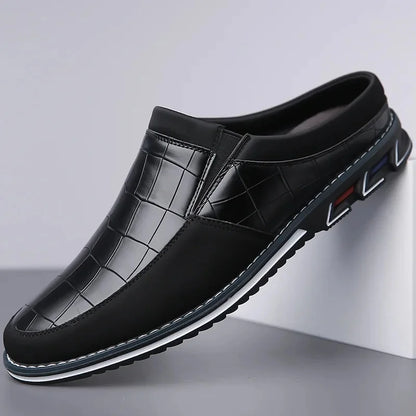 Cavari Leather Mules