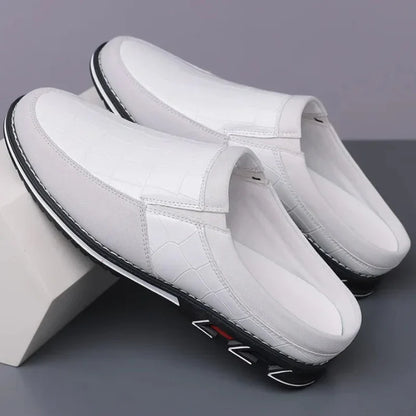 Cavari Leather Mules