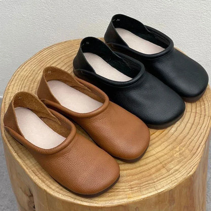Savanna Leather Flats