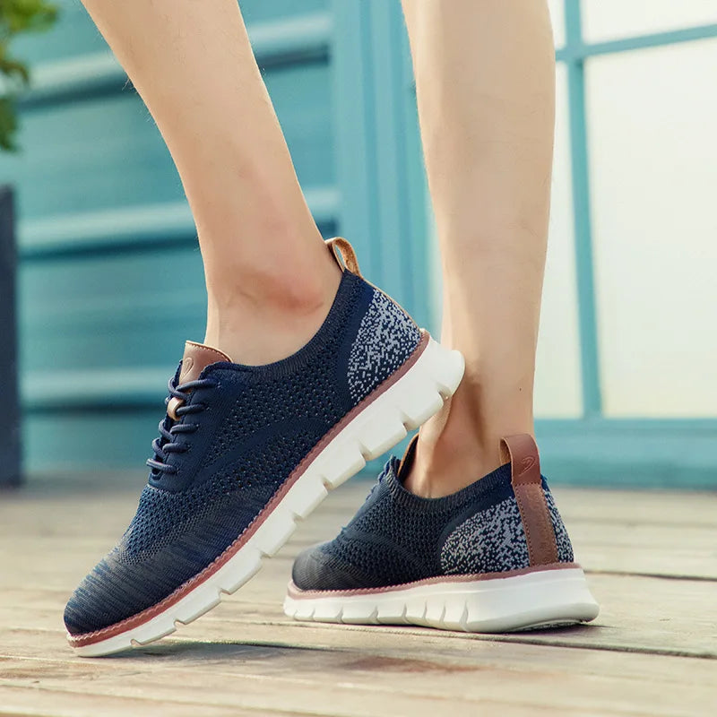 Arden Leather Knit Sneakers