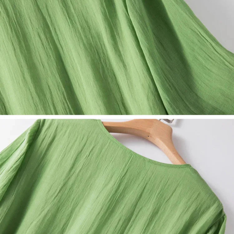 Linencrest Midi Dress