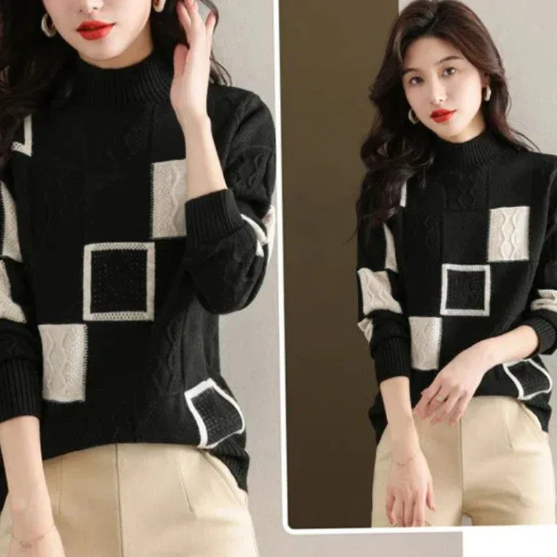 Mélange Knit Sweater