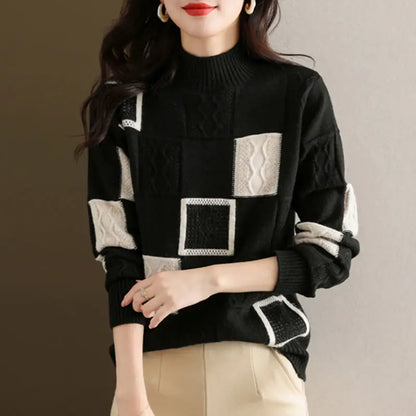 Mélange Knit Sweater