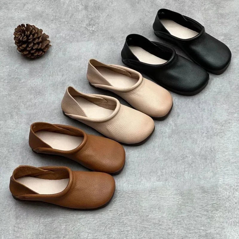 Savanna Leather Flats