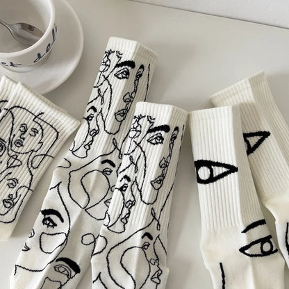 Atelier Line Art Socks