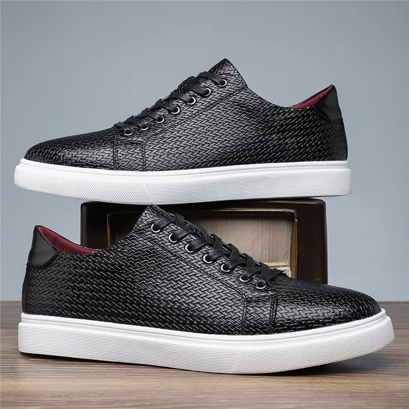 Beaumont Leather Weave Sneakers