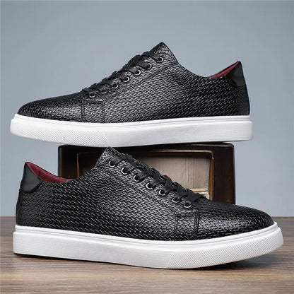 Beaumont Leather Weave Sneakers
