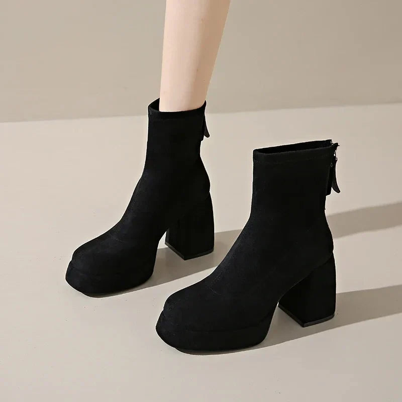 Elevate Suede Booties
