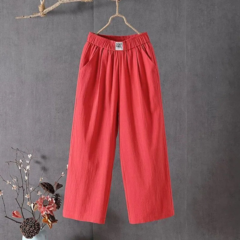 Luna Linen Relaxed Trousers
