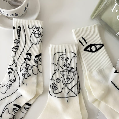 Atelier Line Art Socks