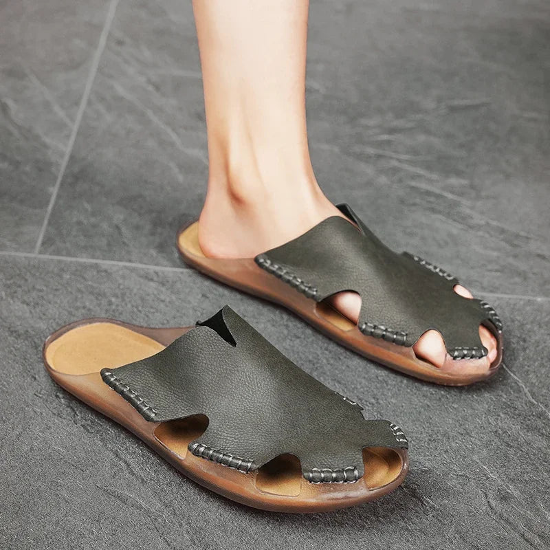 Bayford Leather Slides