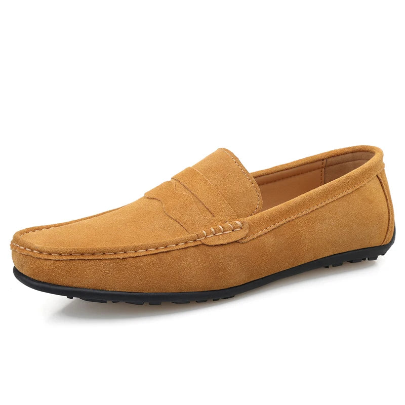 LE DREUX SUEDE LOAFERS