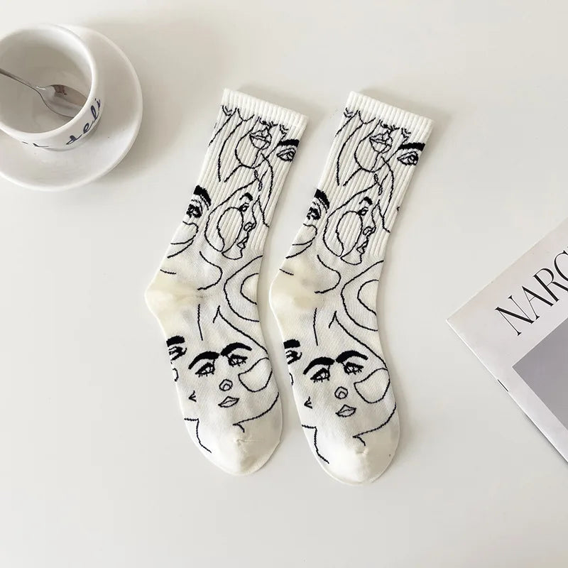 Atelier Line Art Socks
