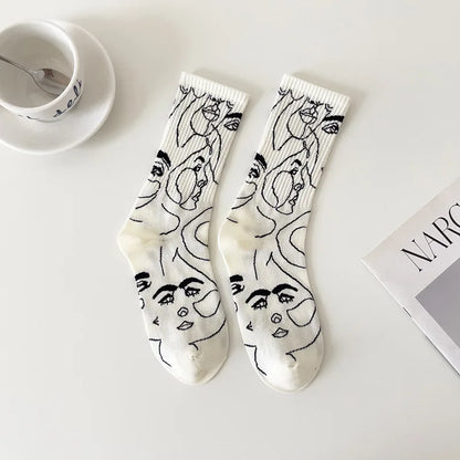 Atelier Line Art Socks