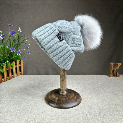 Clara Wool Knit Beanie
