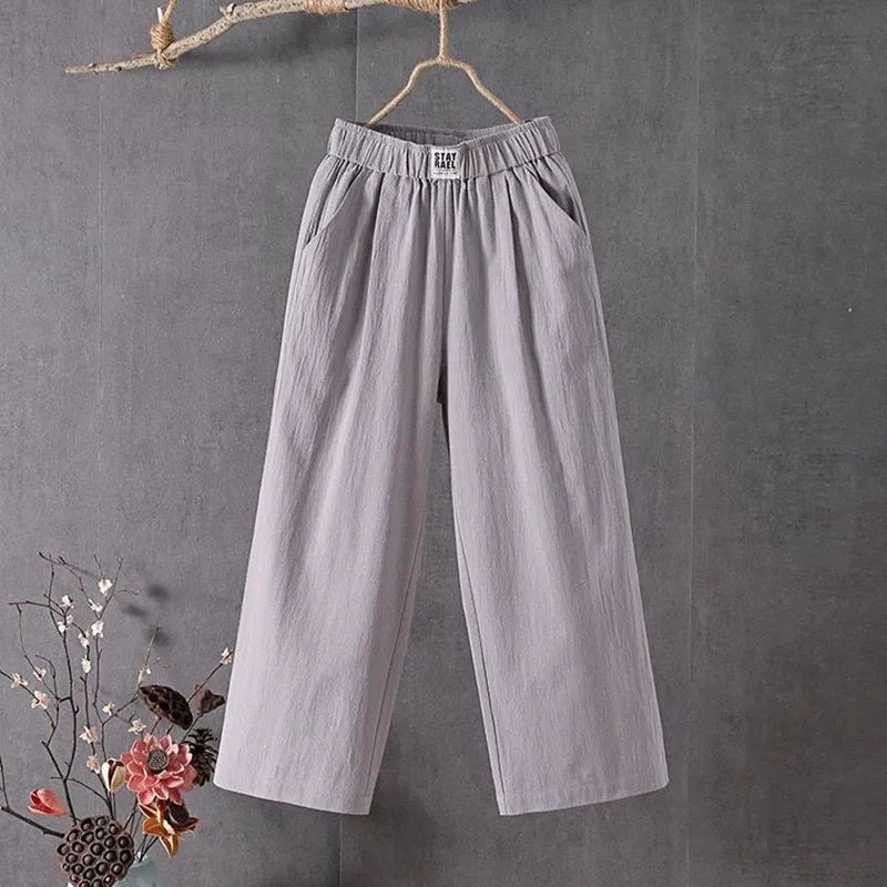 Luna Linen Relaxed Trousers