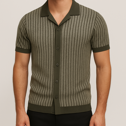 Monaco Textured Knit Polo