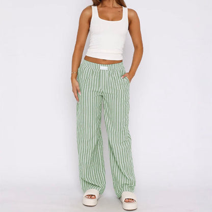 Riviera Striped Trousers
