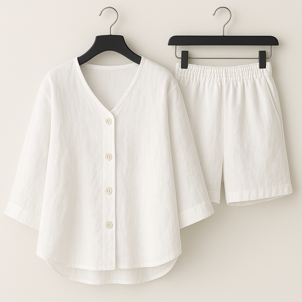 Solene Relaxed Linen Set