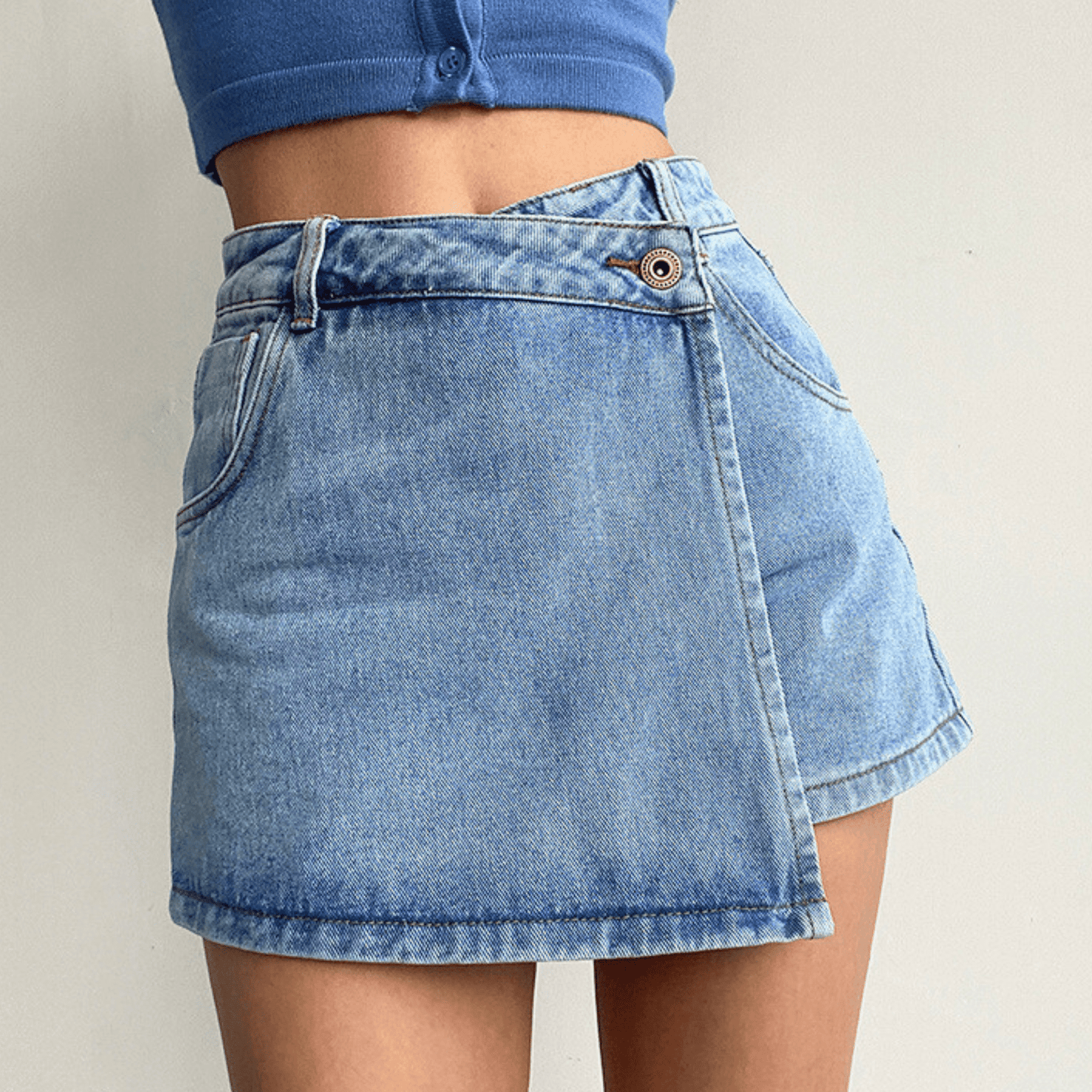 Emilie Denim Skort