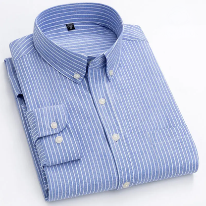 Langford Striped Button-Down
